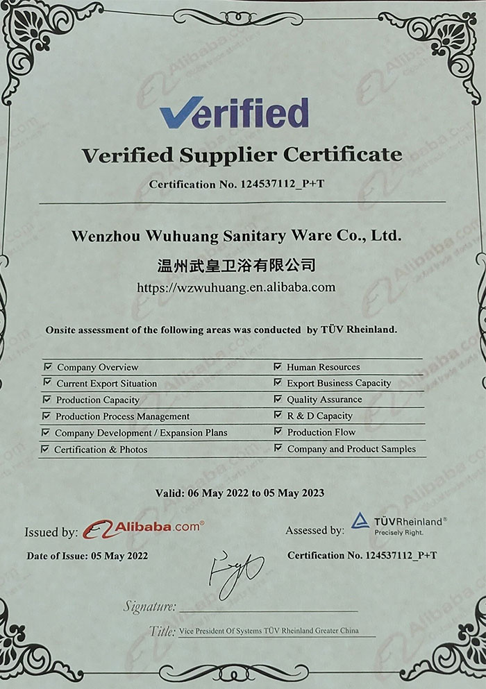 WH9 Certificate
