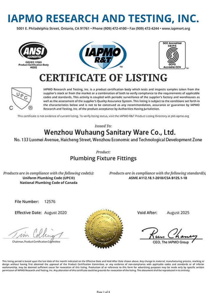 IAPMO RESEARCH AND TESTING, INC.