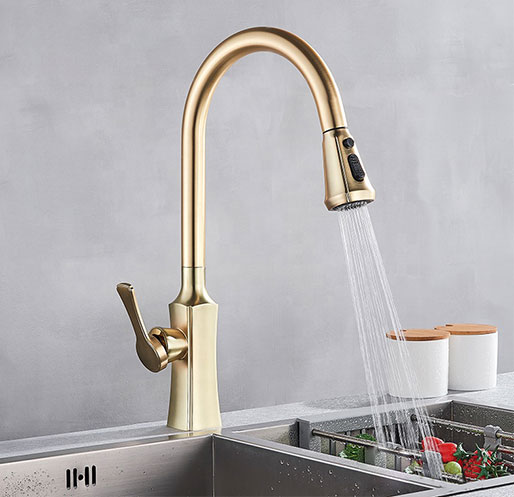 Touch sensor kitchen faucets