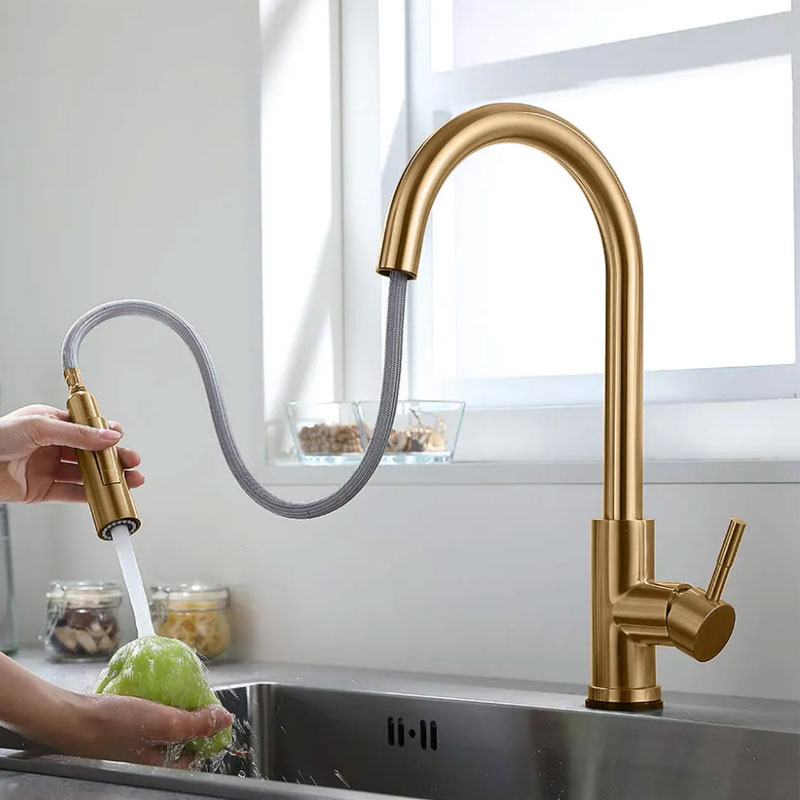 Messing Berührungsloser Bewegungssensor Küchenarmatur