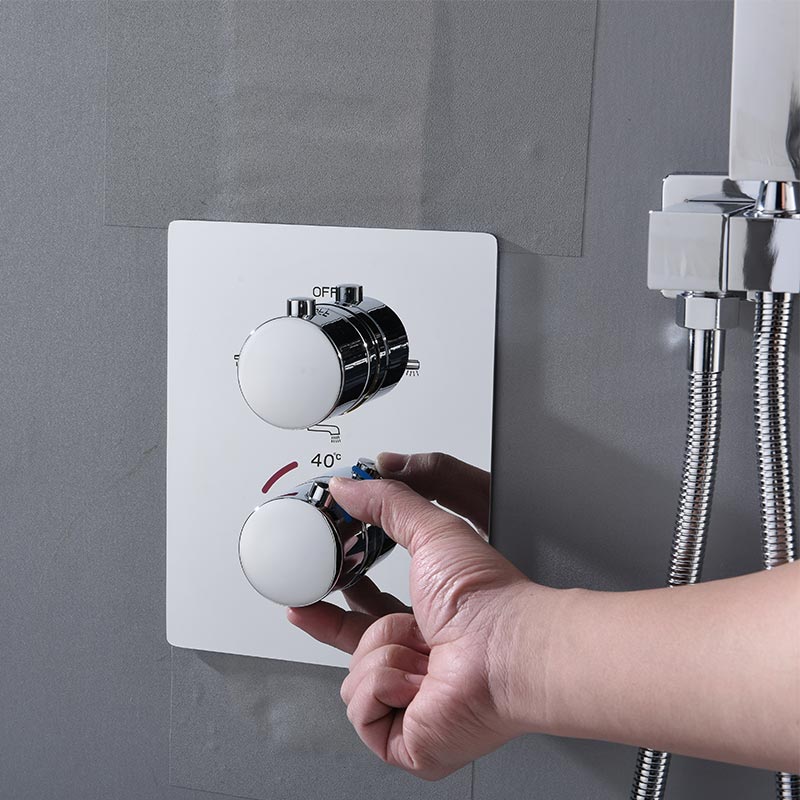 Concealed Shower Set With Handheld