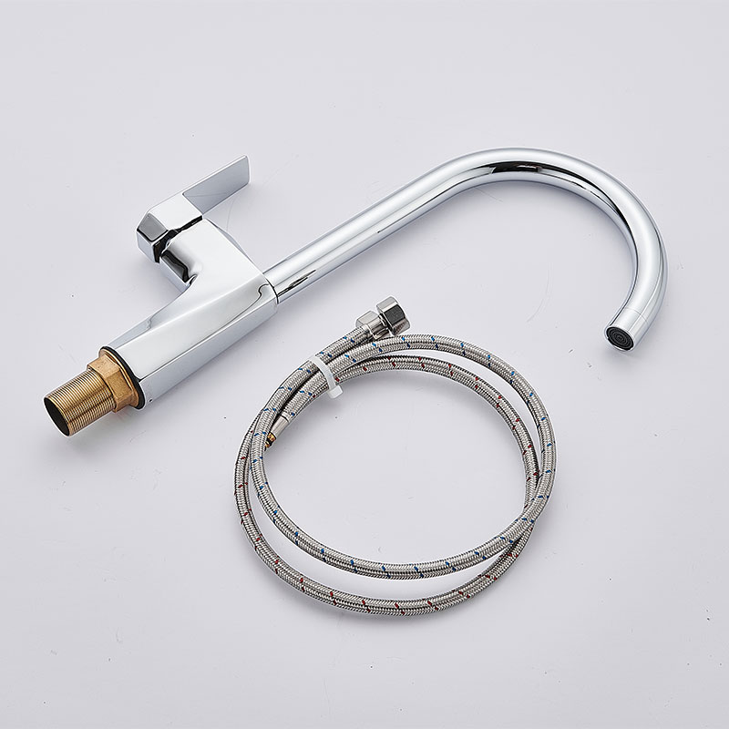 Diamond-Cut Design Kitchen Faucet