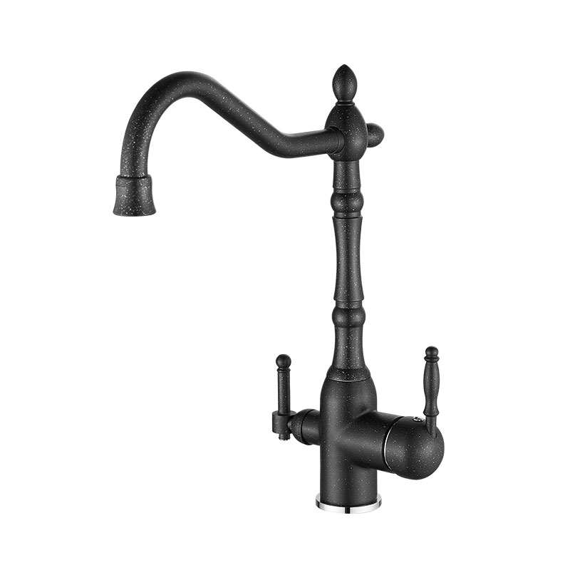 Double Handle Vintage Kitchen Faucet