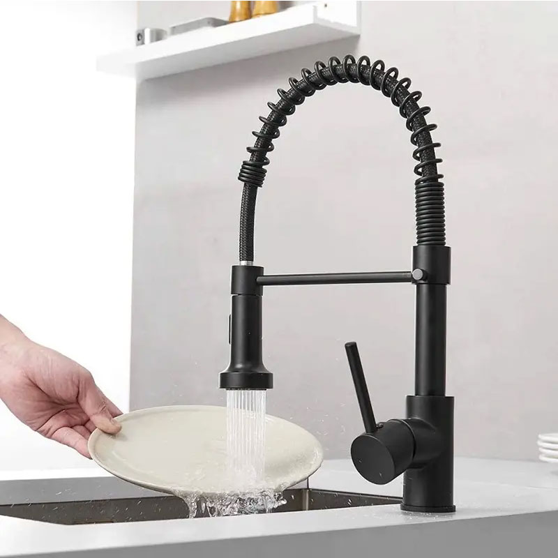 Single Handle Spring Loaded Kitchen Faucet