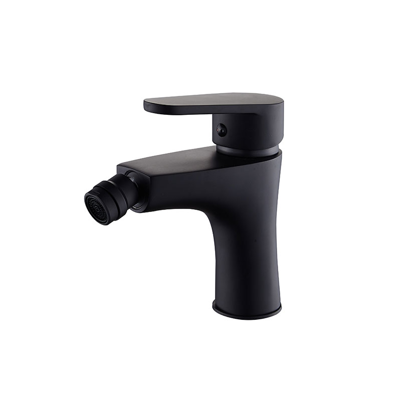 Single Lever Matte Black Bathroom Tap