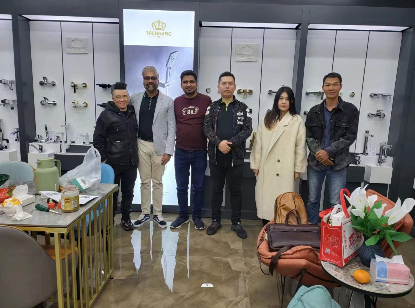 Nepalese Customer Delegation Visiting Wu Huang Factory