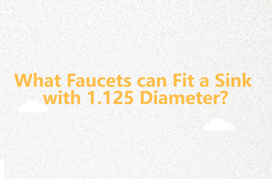 What Faucets can Fit a Sink with 1.125 Diameter​?