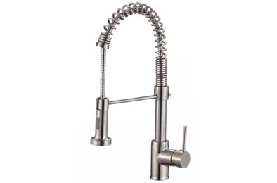 How to effectively clean the patina on the Kitchen Faucet?